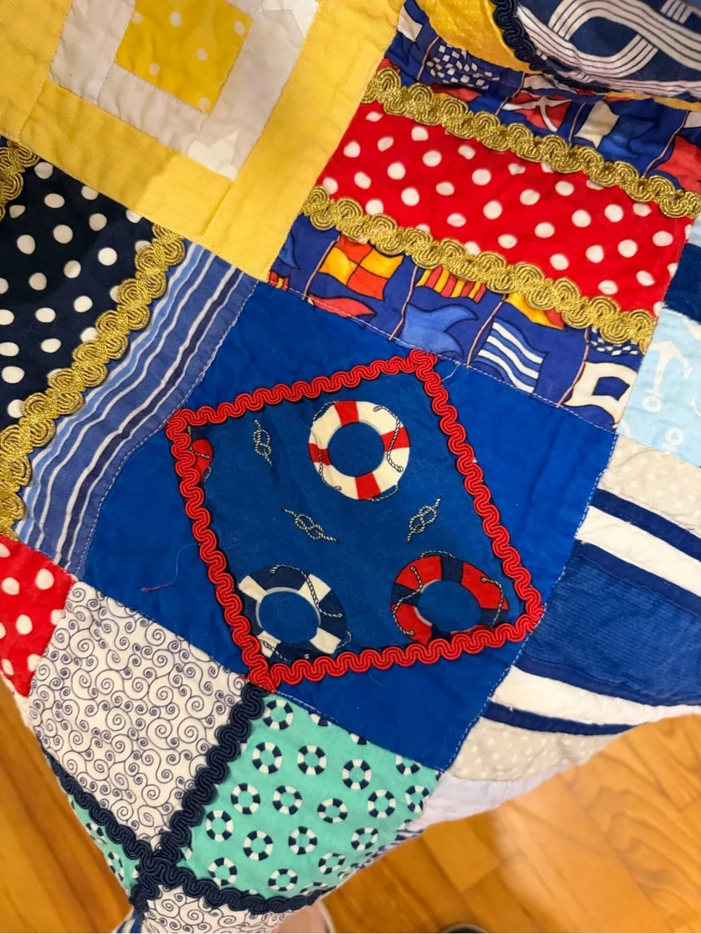 Hand Made Nautical Quilt